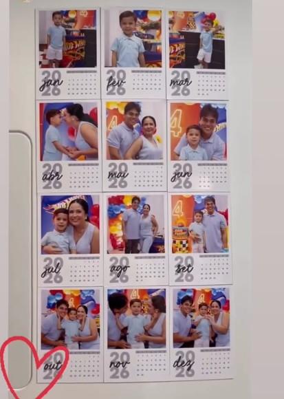 Arquivo de Corte Calendário Polaroid 2026