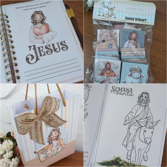 Arquivo de Corte Jesus Páscoa Real- Kit de Atividades