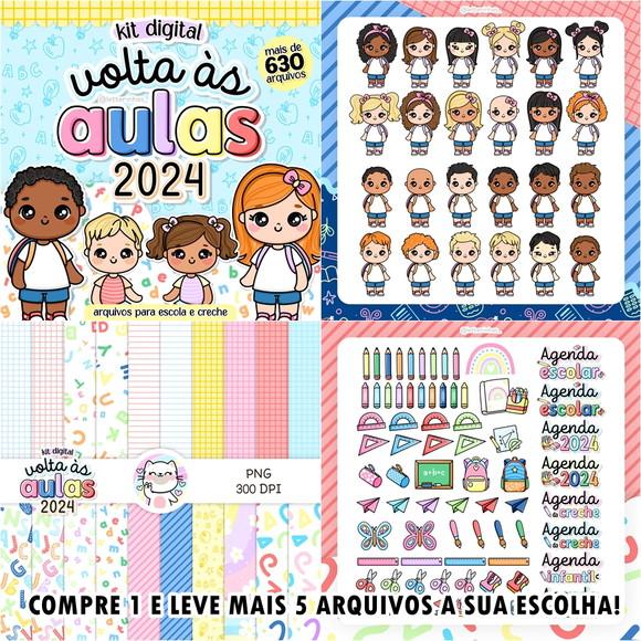 Arquivo de Corte Kit Digital Volta às Aulas 2024