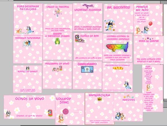Arquivo de Corte Lembrancinhas Bluey