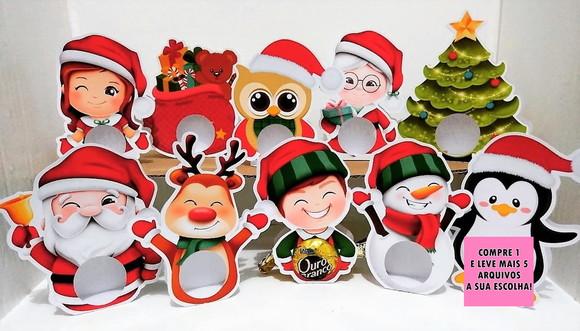 Arquivo de Corte Natal Porta Bombom Variados