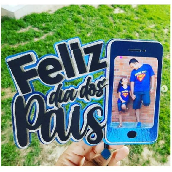 Arquivo de Corte Topo de Bolo Dia dos Pais Celular