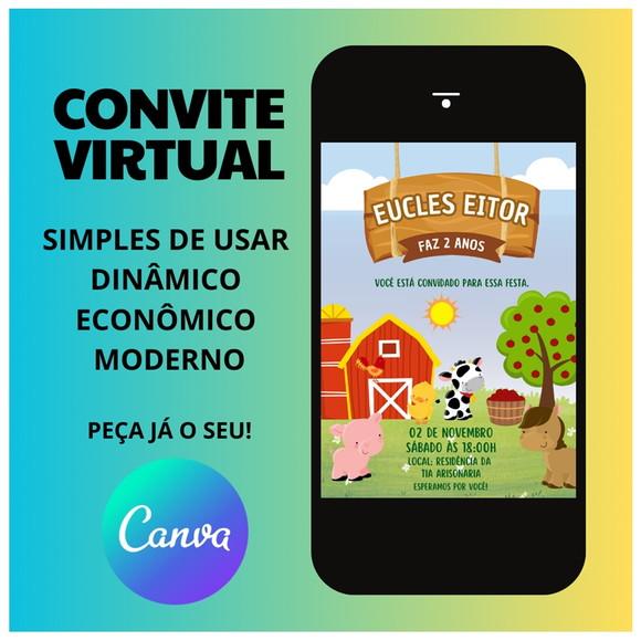 Convite Digital Fazendinha