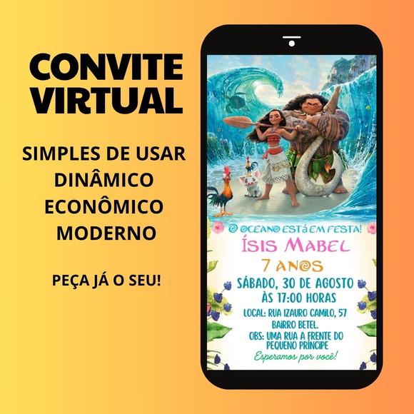 Convite Digital Moana