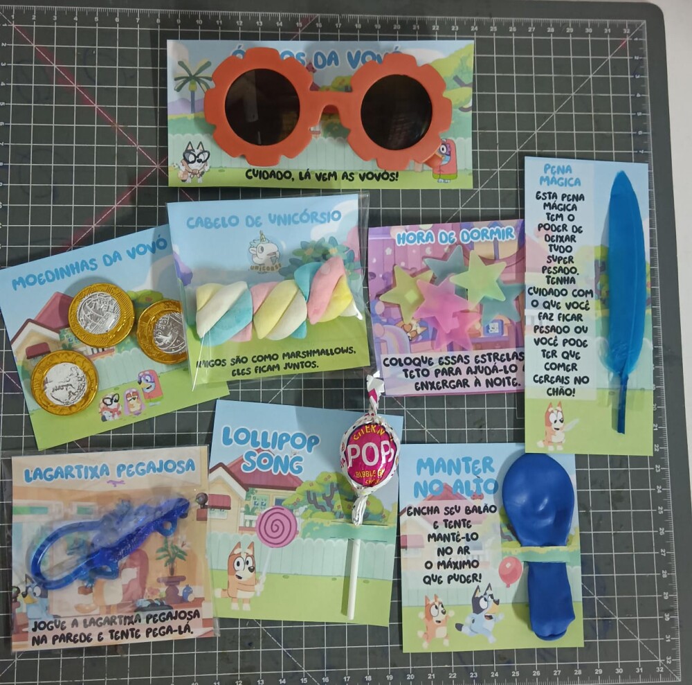 Arquivo de Corte Lembrancinhas Bluey