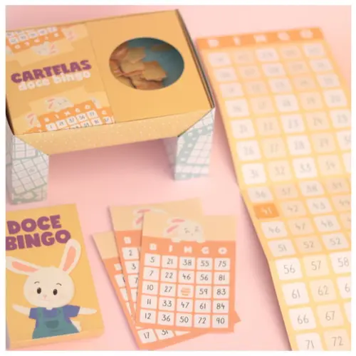 Arquivo de Corte Bingo de Páscoa Coelho e Cordeiro