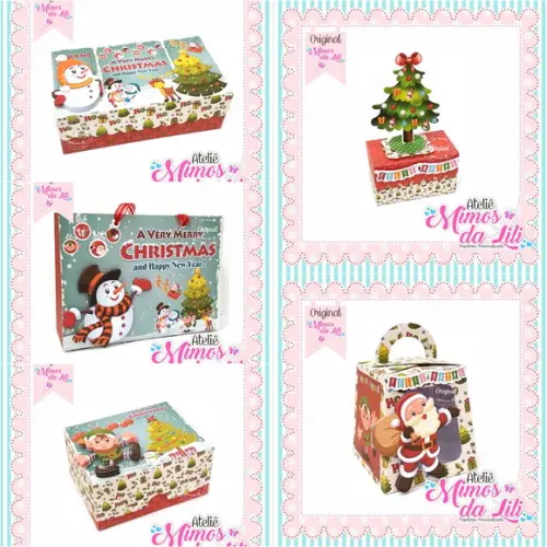 Arquivo de Corte Caixas Natal