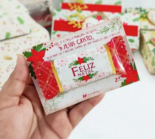 Arquivo de Corte Cartão Natal Chocolate