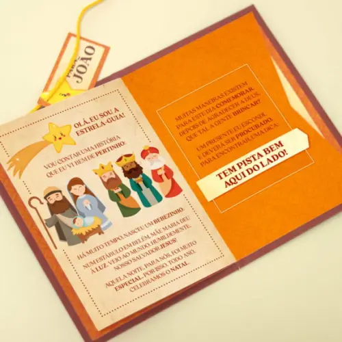 Arquivo de Corte Kit Caça ao Presente de Natal Cristão