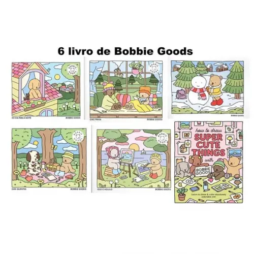 Arquivo de Corte Livros de Colorir Bobbie Goods