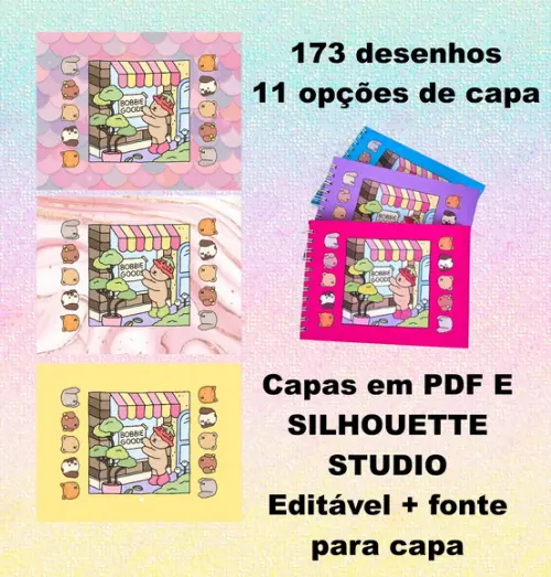 Arquivo de Corte Livros de Colorir Bobbie Goods