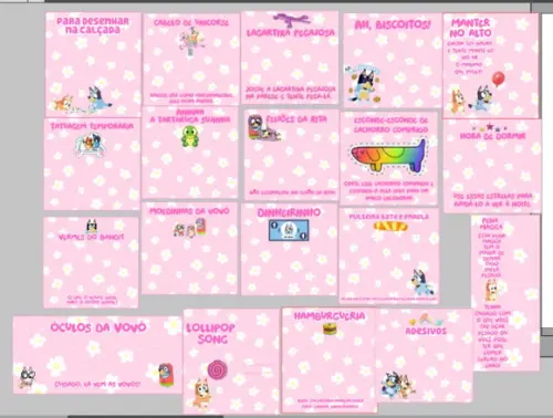 Arquivo de Corte Lembrancinhas Bluey