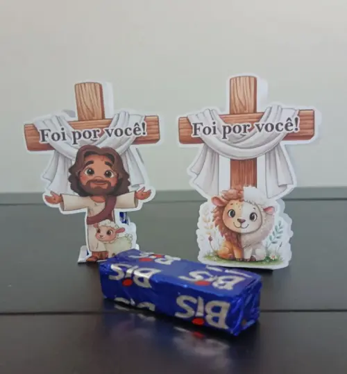 Arquivo de Corte Porta Bis ou Batom Jesus ou Cordeiro