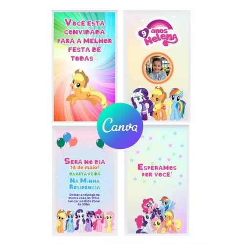 Convite Animado My Little Pony