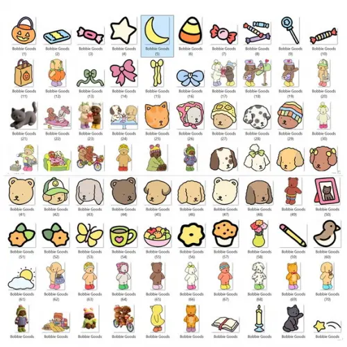 Kit Digital Bobbie Goods