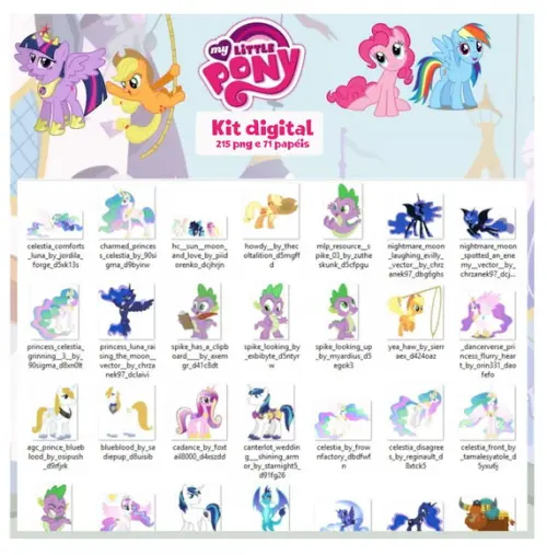 Kit Digital My Little Pony