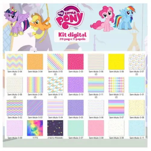 Kit Digital My Little Pony