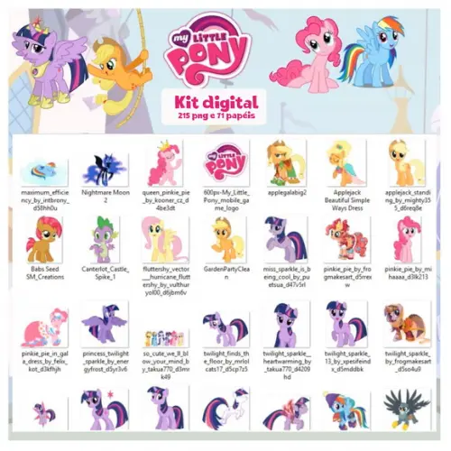 Kit Digital My Little Pony
