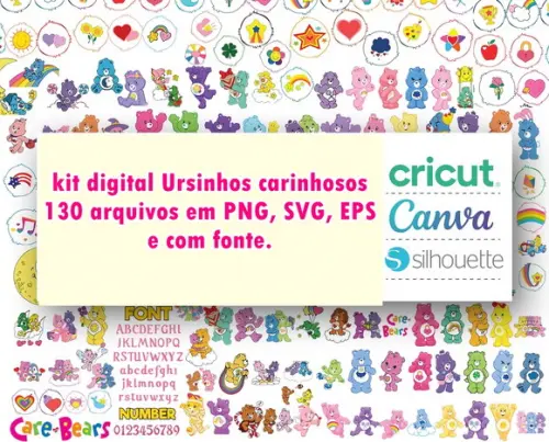 Kit Digital Ursinhos Carinhosos