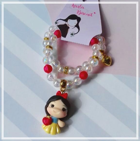 Pulseira Infantil - Branca de Neve