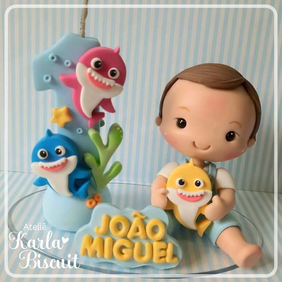Topo Personalizado - Baby Shark