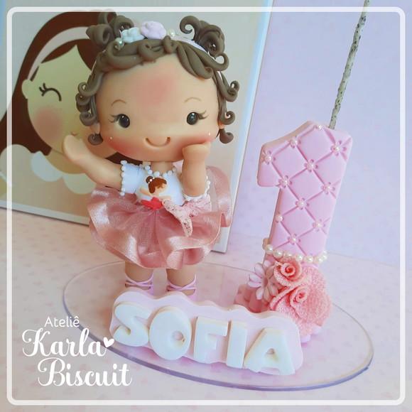 Topo Personalizado - Bailarina