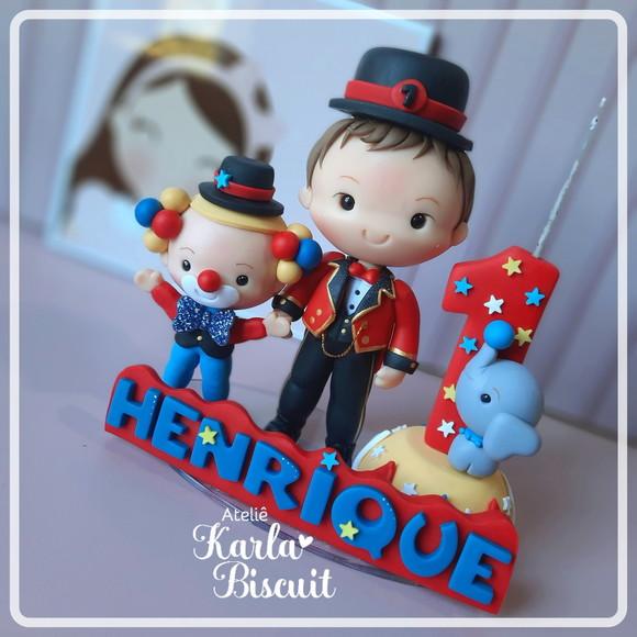 Topo Personalizado - Circo