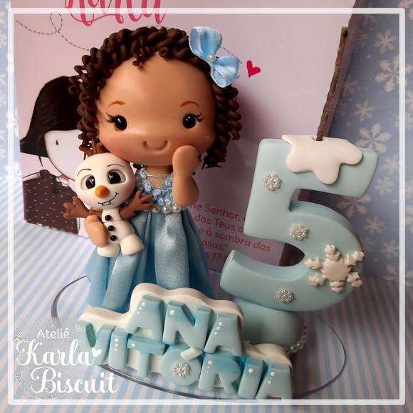 Topo Personalizado - Frozen