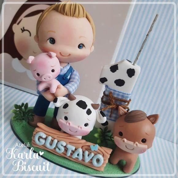 Topo Personalizado - Fazendinha
