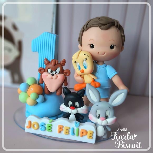 Topo Personalizado - Looney Tunes