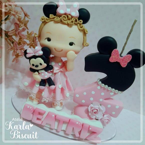 Topo Personalizado - Minnie