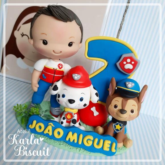 Topo Personalizado - Patrulha Canina