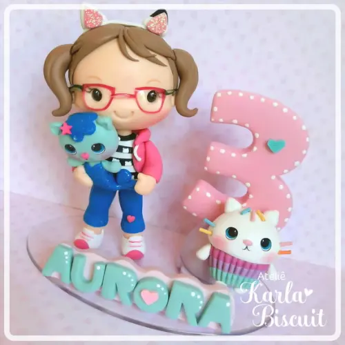 Topo Personalizado - a Casa Mágica da Gabby