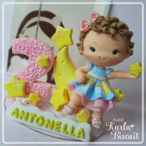 Topo Personalizado - Brilha Brilha Estrelinha