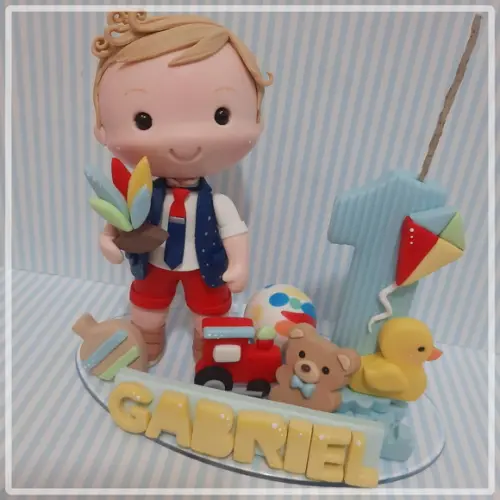 Topo Personalizado - Brinquedos Antigos