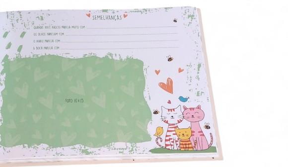Livro do Bebe com Caixa Safári Aquarela - Capa Dura Menino
