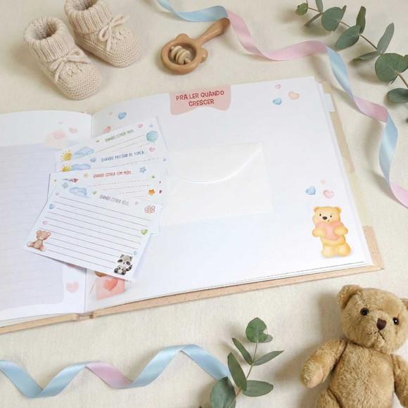 Livro do Bebê Luxo com Caixa Coelhinho Pipa Memolê