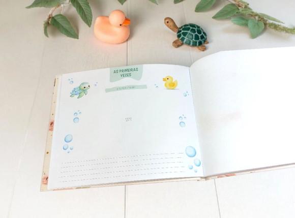 do Bebê Luxo com Caixa Ursinha Floral Menina Memolê