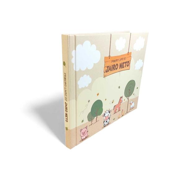 Livro do Bebê Luxo Fazendinha Personalizado Memolê