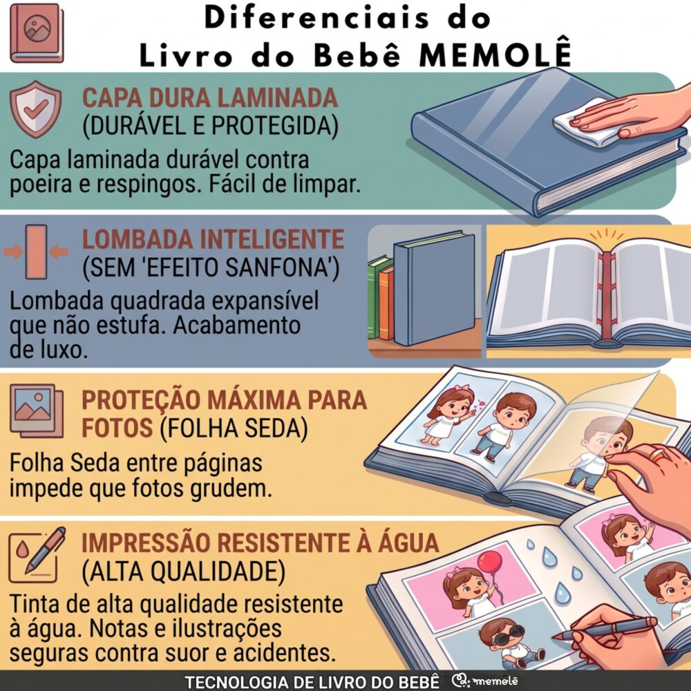 Livro do Bebê Luxo com Caixa Coelhinho Pipa Memolê