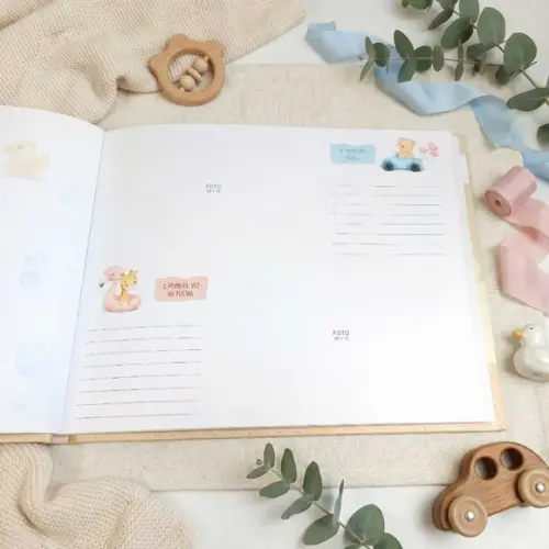 Livro do Bebê Luxo com Caixa Cerejeira Menina Memolê