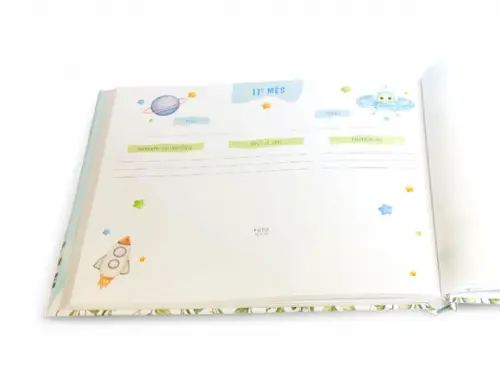 Livro do Bebê Luxo com Caixa Girafinha Estrelas Memolê