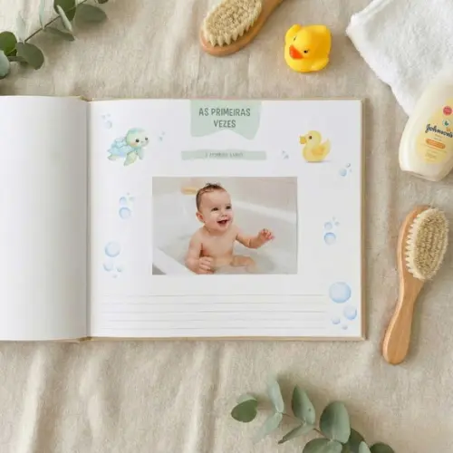 Livro do Bebê Luxo Fazendinha Personalizado Memolê