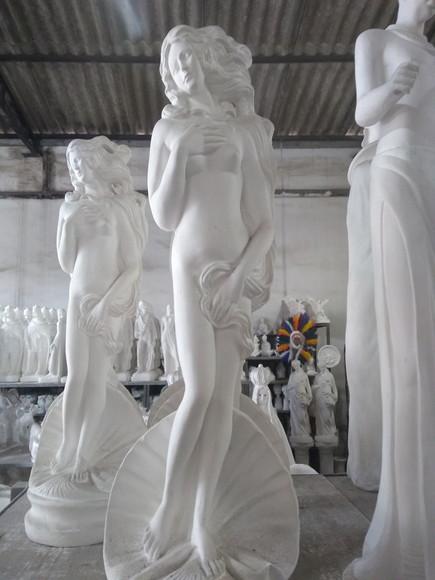 Afrodite Imagem Deusa Vénus Mãe Dagua Grande Gesso Cru