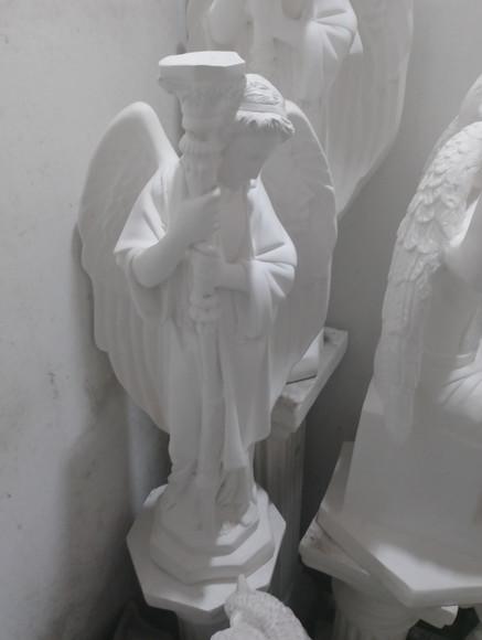 Anjos Tocheiro Imagem Anjo Tocha Par Grande 2 Esculturas