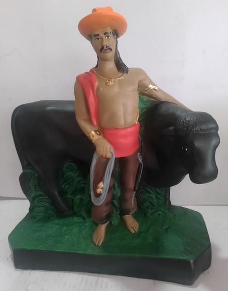 Baiano Boiadeiro com Boi Imagem Vaqueiro Pai Baiano Peão