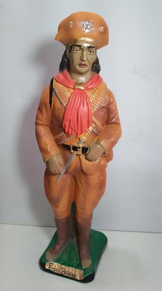 Baiano Grande Imagem Mestre Baiano Grande Cangaceiro 47cm