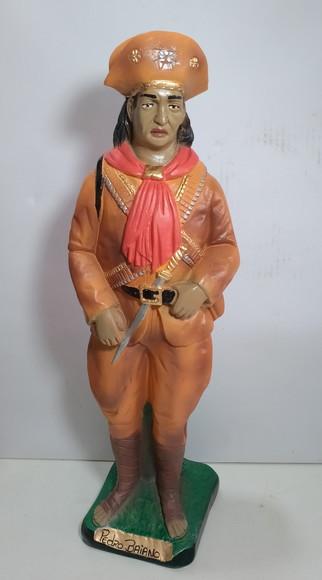 Baiano Grande Imagem Mestre Baiano Grande Cangaceiro 47cm