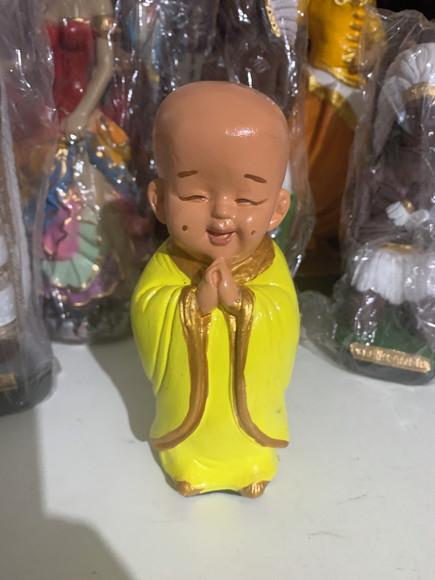 Buda Feliz Imagem Monge ou Buda Felizes 15cm