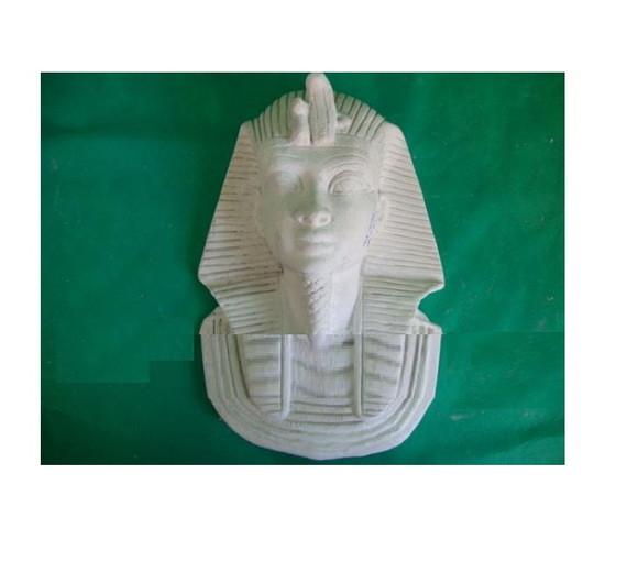Busto de Tutancâmon Imagem Tutankamon Placa de Parede Gesso